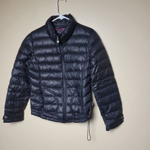 Calvin Klein Womens Black Packable Premium Down Jacket Size Small